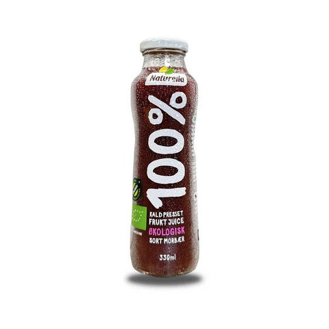 Naturella sort morbær juice 330ml