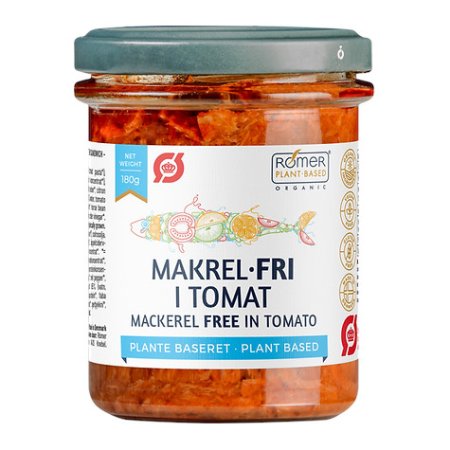 Rømer Vegan økologisk MAKRELL-FRI i tomat 180g