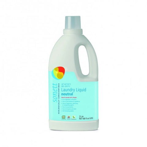 Vaskemiddel tøy, nøytral, flytende, 2 l, økologisk, Sonett