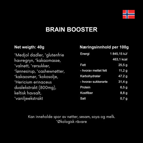 Fungybar Brain Booster med Lions Mane