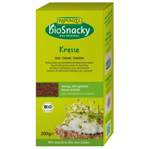 Spirefrø, karse, 200 g, økologisk, bioSnacky