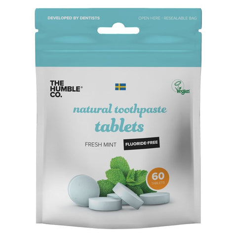 Tannkremtabletter uten fluor fra The Humble Co