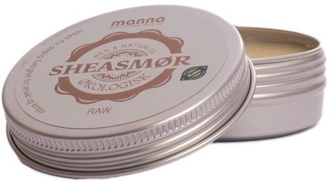 Sheasmør raw, 50 g, økologisk, Manna