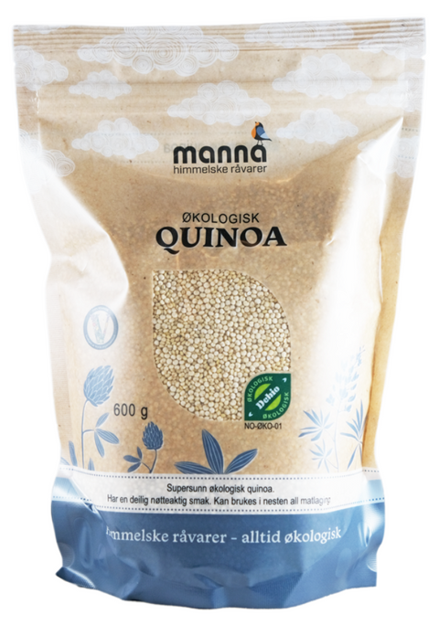 Quinoa, 600 g, økologisk, Manna
