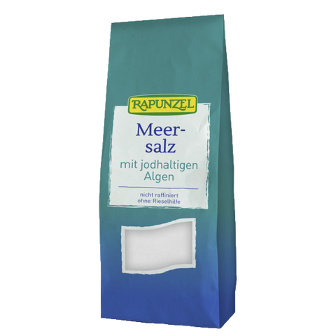 Havsalt m/jod, 500 g, Rapunzel