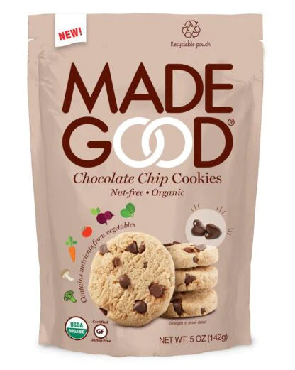 Kjeks m/ sjokoladebiter MadeGood allergivennlig, glutenfri, laktosefri, nøttefri