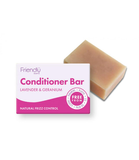 Friendly Conditioner bar, lavendel & geranium, 95 g