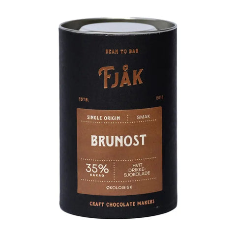 Fjåk drikkesjokolade Karamellisert Hvit og Brunost