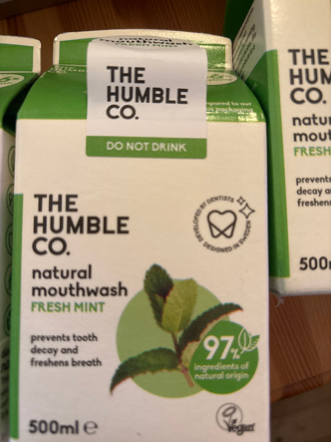 Humble Natural Munnskyllemiddel Fresh Mint 500 ml