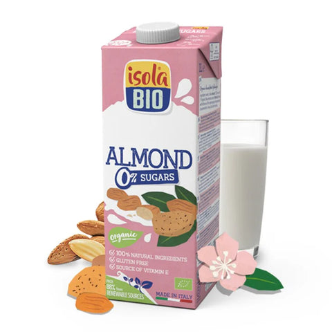 Isola Bio mandeldrikk usøtet 1 L