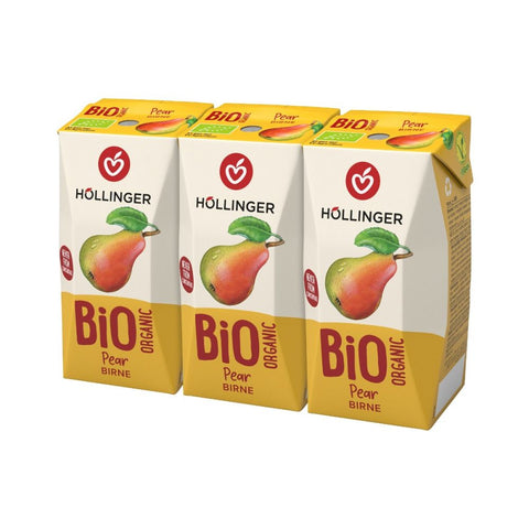 Pærejuice, 3x200 ml, økologisk, Höllinger Juice
