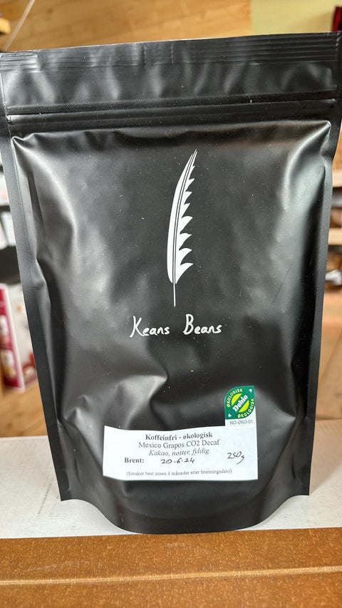 Kaffe Mexico Grapos **Koffeinfri** Økologisk