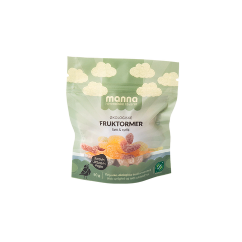 Fruktormer, 80 g, økologisk, Manna