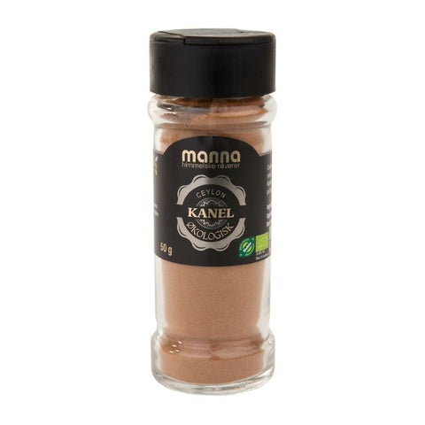 Kanel Ceylon, malt, 50 g, økologisk, Manna