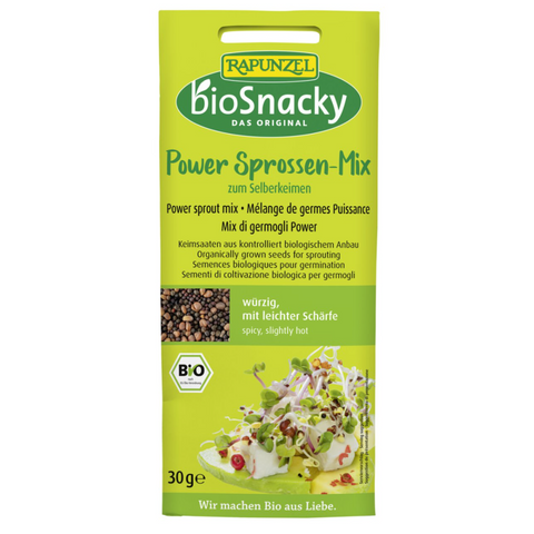 Spirefrø, powermiks, 30 g, økologisk, bioSnacky