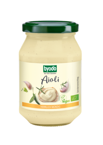 Aioli vegan, 250 ml, økologisk Byodo