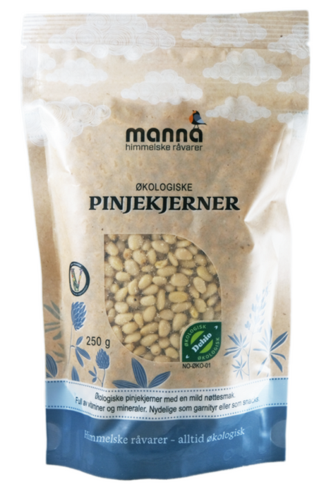 Pinjekjerner, 250 g, økologisk, Manna