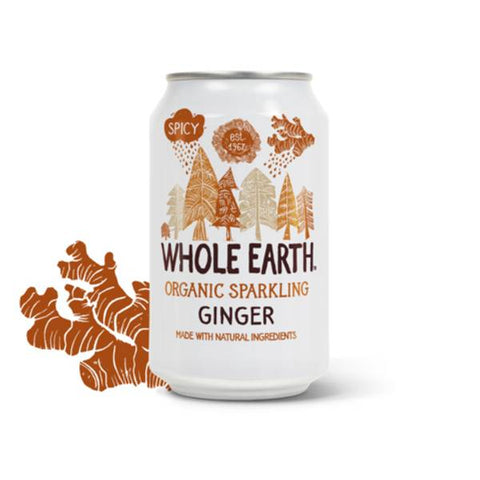 Whole Earth Brus Ingefær 330 ml