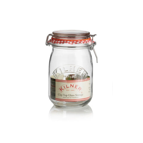 Kilner glasskrukke med gummiring